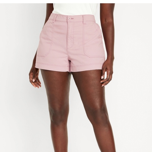 NWT OLD NAVY High-Waisted OGC Chino Shorts -- 3.5-inch inseam Color: Anise - Picture 5 of 8